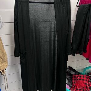 LuLaRoe Black Sarah Cardigan